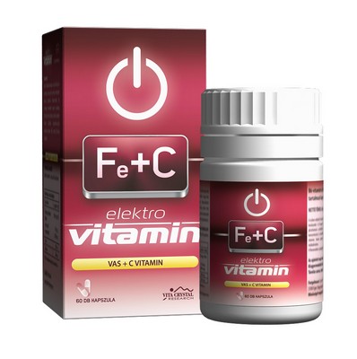 E-lit vitamin - Vas+C-vitamin 60db